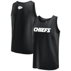 Kansas City Chiefs Elements Tank Top - Black Tops