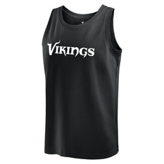 Minnesota Vikings Elements Tank Top - Black Tops