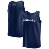 Seattle Seahawks Elements Tank Top - College Navy Tops