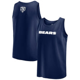 Chicago Bears Elements Tank Top - Navy Tops