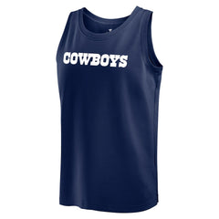 Dallas Cowboys Elements Tank Top - Navy Tops