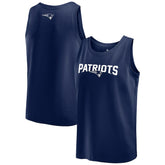 New England Patriots Elements Tank Top - Navy Tops