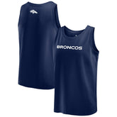 Denver Broncos Elements Tank Top - Navy Tops