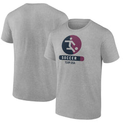 US Soccer Radiating Victory T-Shirt Heather Gray