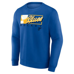St. Louis Blues Fanatics Focus Fleece Pullover Sweatshirt - Blue | US 200582280