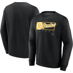 Boston Bruins Fanatics Focus Fleece Pullover Sweatshirt - Black | US 200582289
