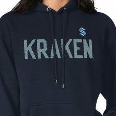 Seattle Kraken G-III 4Her by Carl Banks Women's Dot Print Pullover Hoodie - Navy | US 200582330