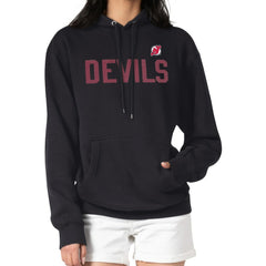 New Jersey Devils G-III 4Her by Carl Banks Women's Dot Print Pullover Hoodie - Black | US 200582345
