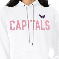 Washington Capitals G-III 4Her by Carl Banks Women's Dot Print Pullover Hoodie - White | US 200582398