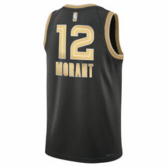 Ja Morant Memphis Grizzlies Unisex Select Series Swingman Jersey - Black - Nike