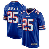 Ty Johnson Buffalo Bills Team Game Jersey - Royal Jerseys