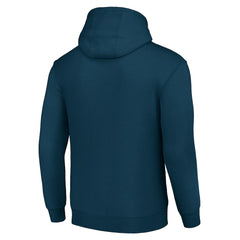 Denver Broncos Starter Unisex Color Scratch Fleece Pullover Hoodie - Navy Hoodies