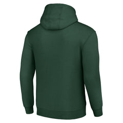 Green Bay Packers Starter Unisex Color Scratch Fleece Pullover Hoodie - Green Hoodies
