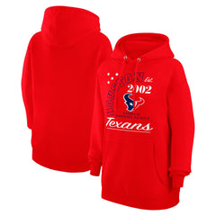 Houston Texans Starter Unisex Arch Team Fleece Pullover Hoodie - Red Hoodies