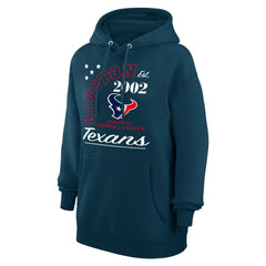 Houston Texans Starter Unisex Arch Team Fleece Pullover Hoodie - Navy Hoodies