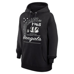 Cincinnati Bengals Starter Unisex Arch Team Fleece Pullover Hoodie - Black Hoodies