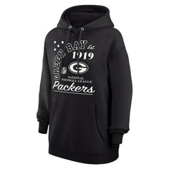 Green Bay Packers Starter Unisex Arch Team Fleece Pullover Hoodie - Black Hoodies