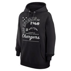 Los Angeles Chargers Starter Unisex Arch Team Fleece Pullover Hoodie - Black Hoodies