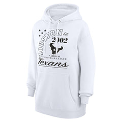 Houston Texans Starter Unisex Arch Team Fleece Pullover Hoodie - White Hoodies