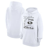 San Francisco 49ers Starter Unisex Arch Team Fleece Pullover Hoodie - White Hoodies