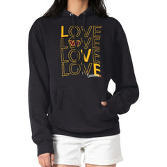 Washington Commanders G-III 4Her by Carl Banks Women's Love Graphic Pullover Hoodie - Black Hoodies