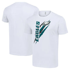 Philadelphia Eagles Starter Color Scratch T-Shirt - White T-shirts