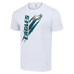 Philadelphia Eagles Starter Color Scratch T-Shirt - White T-shirts