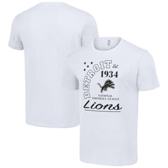 Detroit Lions Starter City Arch Team T-Shirt - White T-shirts
