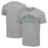 Miami Dolphins Starter Half Ball Team T-Shirt - Heather Gray T-shirts