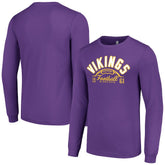 Minnesota Vikings Starter Half Ball Team Long Sleeve T-Shirt - Purple T-shirts
