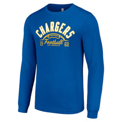 Los Angeles Chargers Starter Half Ball Team Long Sleeve T-Shirt - Royal T-shirts