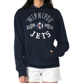 Winnipeg Jets G-III 4Her by Carl Banks Women's City Graphic Fleece Pullover Hoodie - Navy | US 200592893