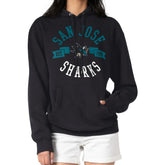 San Jose Sharks G-III 4Her by Carl Banks Women's City Graphic Fleece Pullover Hoodie - Black | US 200592931