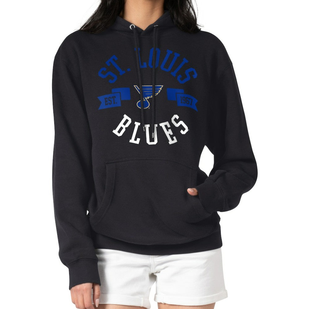 St. Louis Blues G-III 4Her by Carl Banks Women's City Graphic Fleece Pullover Hoodie - Black | US 200592933
