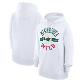 Minnesota Wild G-III 4Her by Carl Banks Women's City Graphic Fleece Pullover Hoodie - White | US 200592956