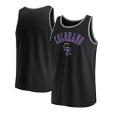 Colorado Rockies Fanatics Bet Tank Top - Black Tanks
