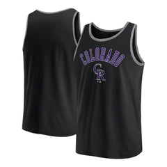 Colorado Rockies Fanatics Bet Tank Top - Black Tanks