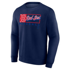 Boston Red Sox Fanatics Focus Fleece Pullover Sweatshirt - Navy Pullover