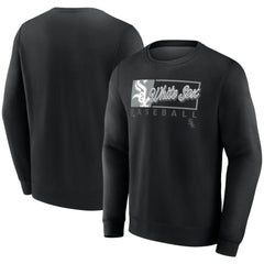 Chicago White Sox Fanatics Focus Fleece Pullover Sweatshirt - Black Pullover