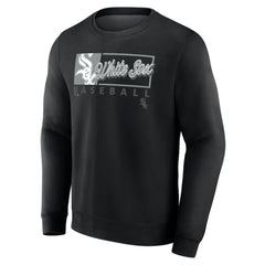 Chicago White Sox Fanatics Focus Fleece Pullover Sweatshirt - Black Pullover