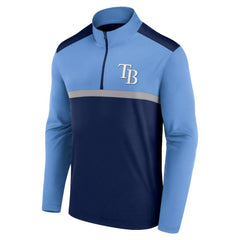 Tampa Bay Rays Fanatics Unstoppable Quarter-Zip Top - Navy Tops