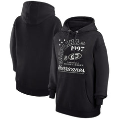 Carolina Hurricanes Starter Arch City Team Graphic Fleece Pullover Hoodie - Black | US 200594367