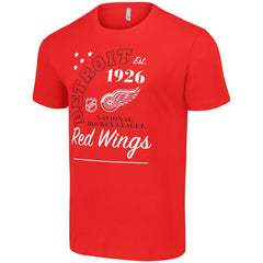 Detroit Red Wings Starter Arch City Team Graphic T-Shirt - Red | US 200594483