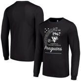 Pittsburgh Penguins Starter Arch City Theme Graphic Long Sleeve T-Shirt - Black | US 200594611