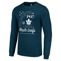 Toronto Maple Leafs Starter Arch City Theme Graphic Long Sleeve T-Shirt - Navy | US 200594614