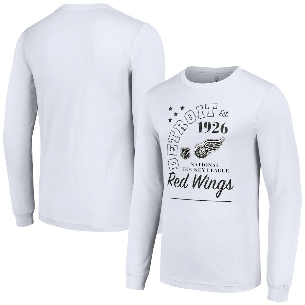 Detroit Red Wings Starter Arch City Theme Graphic Long Sleeve T-Shirt - White | US 200594640