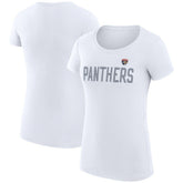 Florida Panthers G-III 4Her by Carl Banks Women's Super-Slim Fit Lightweight Dot Print Team T-Shirt - White | US 200595242
