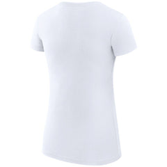 San Jose Sharks G-III 4Her by Carl Banks Women's Super-Slim Fit Lightweight Dot Print Team T-Shirt - White | US 200595254