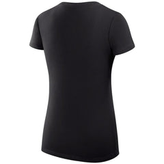 San Jose Sharks G-III 4Her by Carl Banks Women's Super-Slim Fit Lightweight Dot Print Team V-Neck T-Shirt - Black | US 200595338