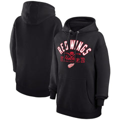 Detroit Red Wings Starter Puck Pullover Hoodie - Black | US 200595932